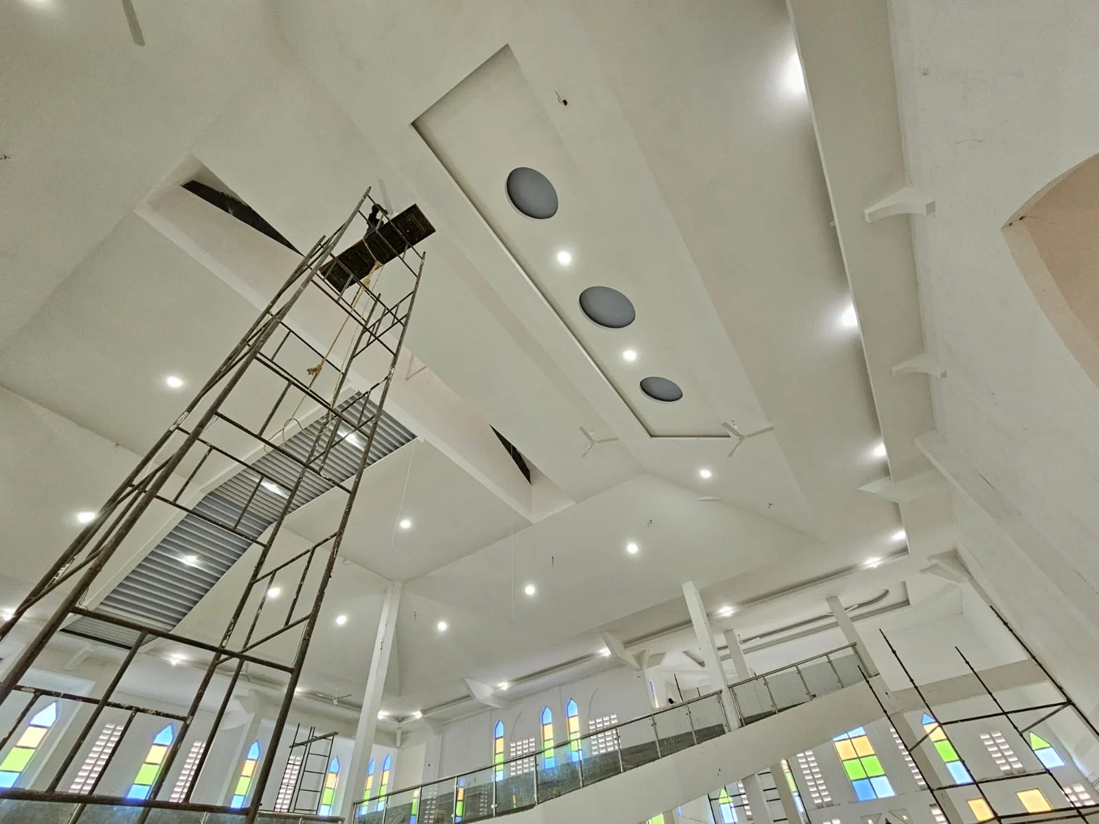 Kongowea Church – Ceiling Works – project photograph 2